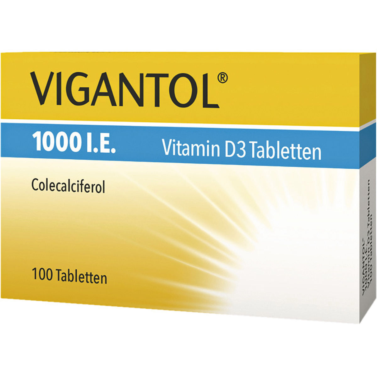VIGANTOL 1.000 I.E. Vitamin D3 Tabletten, 100 St - best-arznei.de